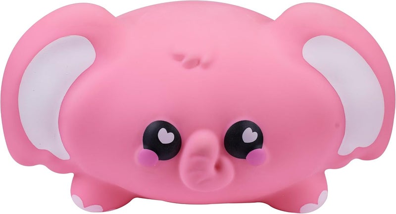 Smooshzees Snugzees, Bubblez, Pink Elephant, Collectable Characters, Supersoft, Cuddly and Squishy! - Image 2